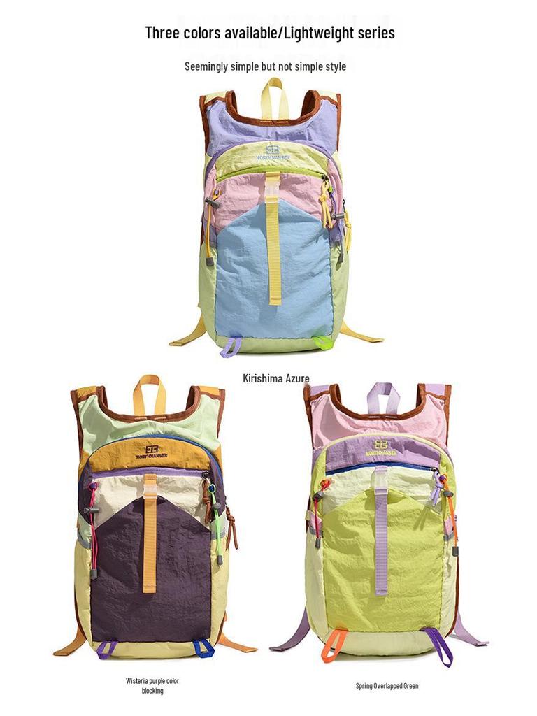 Dopamine Travel Backpack: Large Capacity & Lightweight for Outdoor, School, Fitness & Cycling