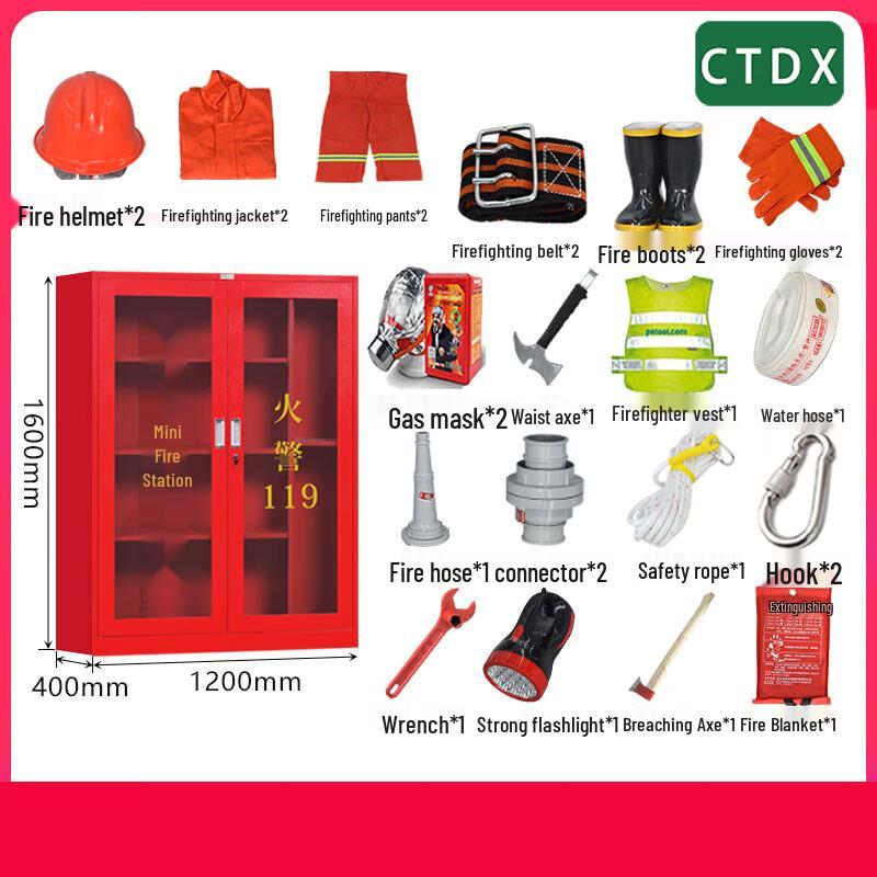CTDX Construction Site Mini Fire Station Kit