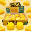 Squishy Square Cheese Squeeze Toys Rebound Push Stress Relief Sensory Toy Soft Butter Cheese Fidget Toy Gifts