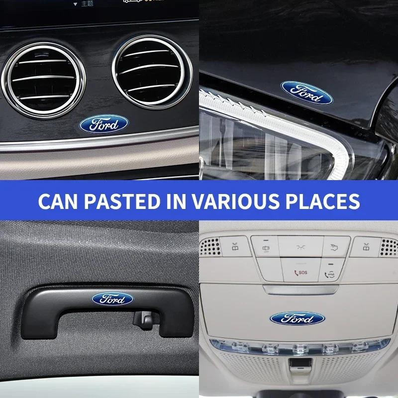 New 2026 Car Sticker For Ford Car Brake Caliper Badge Decoration Sticker For Ford Focus 2 3 4 MK2 MK3 MK4 MT Mustang Niniature V
