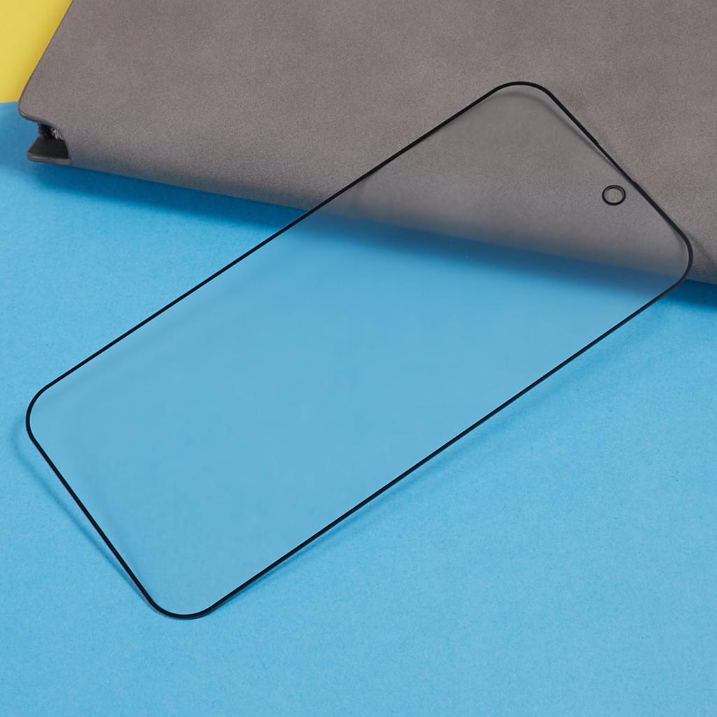 For iPhone 15 Pro Max AG Matte Screen Protector Tempered Glass Full Cover Anti-fingerprint Shield Film