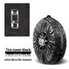 Car Tire Cover and Storage Bag for Spare, Snow, and Drift Tires