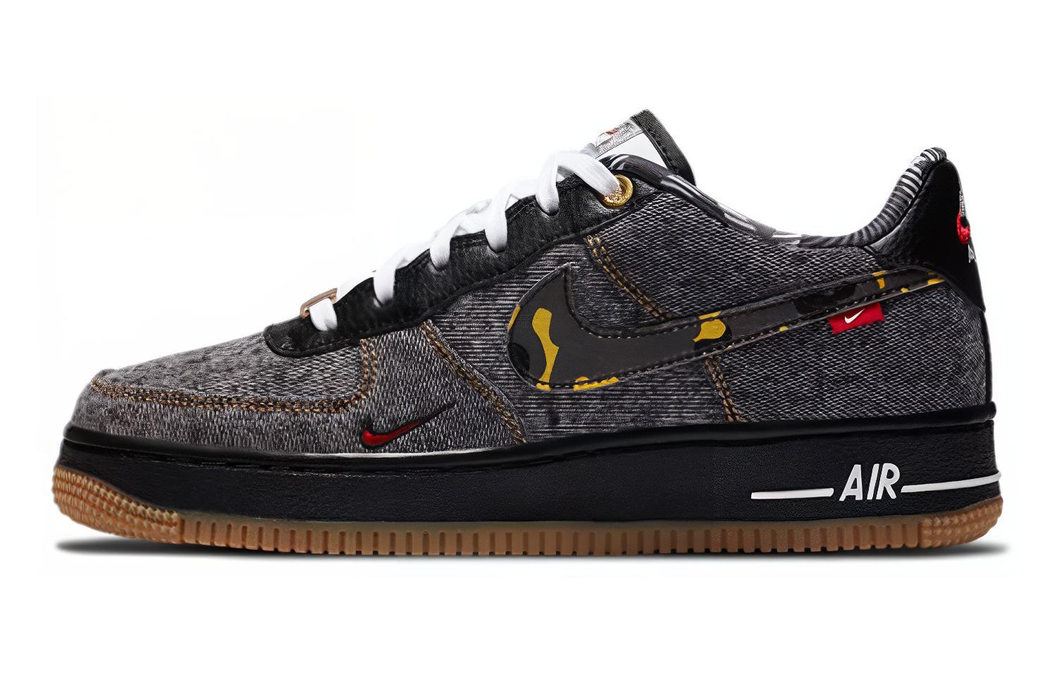 Nike Air Force 1 Low Remix Black GS DB1976-001 36