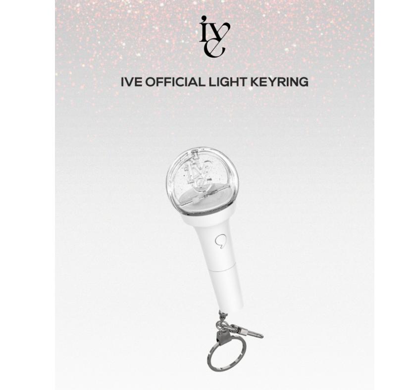 IVE Official Light Stick Mini Keyring K-POP Fanlight Keychain