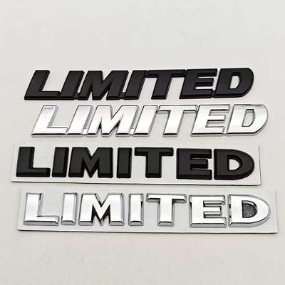 3D Metal Car Letters Logo LIMITED Rear Trunk Badge Sticker Emblem For JEEP Grand Cherokee Overland Compass Wrangler Accessories