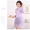 Durable Long-Sleeved Kitchen Apron Oil-proof Waterproof Adult Smock Lightweight Washable Catering Waiter Work Overalls
