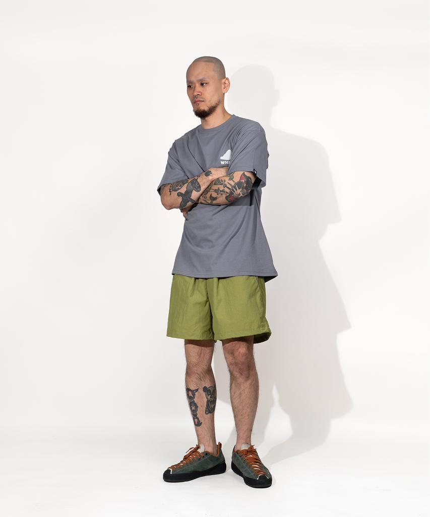WHILE Half Balloon Climbing Pants Summer Hiking Shorts With String (Olive Green)