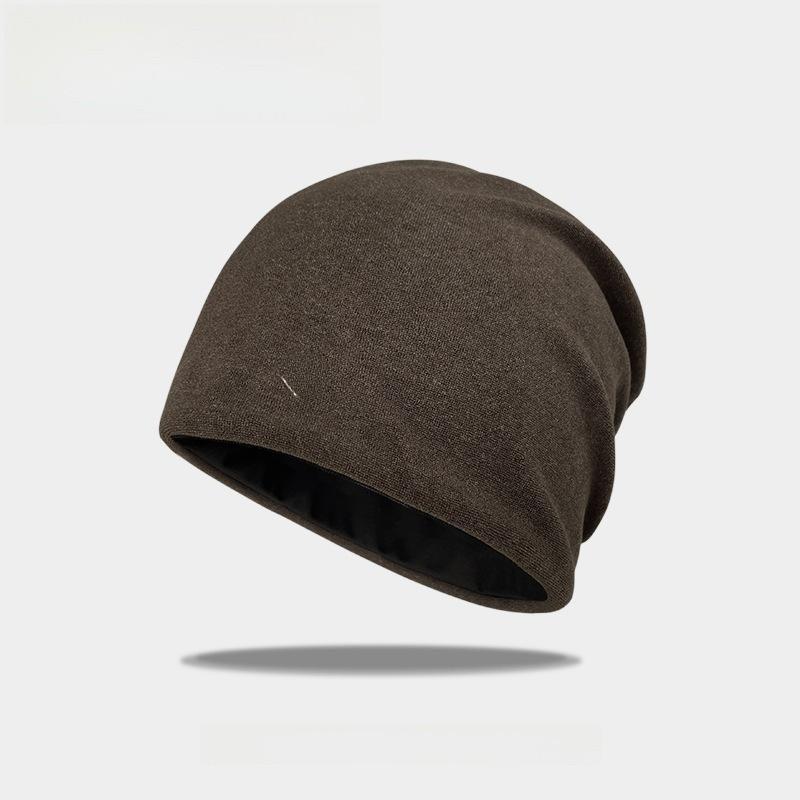 Color Fashionable Solid Pile Up Hat With Letter Decoration For Daily Outdoor