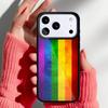 Gay Lesbian LGBT Rainbow Flag Pride ART Phone Case for iPhone 17 16 15 14 13 Pro Max Back Cover for 12 11 Pro Coque