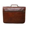 Handmade Goat Leather Genuine Messenger Men's Brown Laptop Shoulder Bag