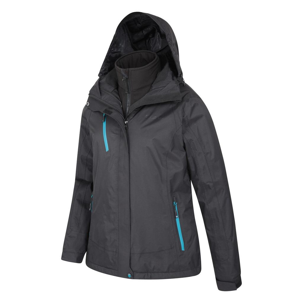Mountain Warehouse Dame/Dame Bracken Extreme 3 i 1 vanntett jakke