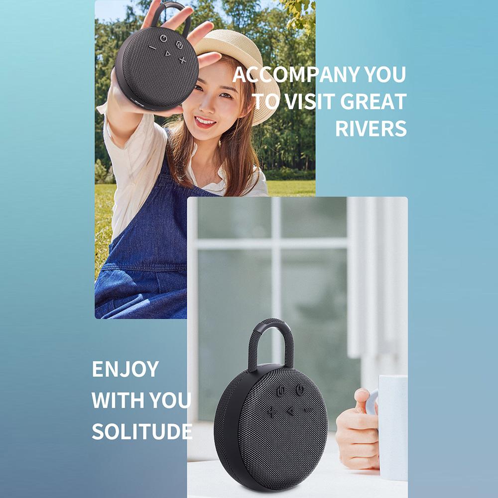 S77 Black 5W Wireless Speaker Waterproof Sports Speaker Outdoor Portable Speakers For Outdoor Travel Indoor Parties