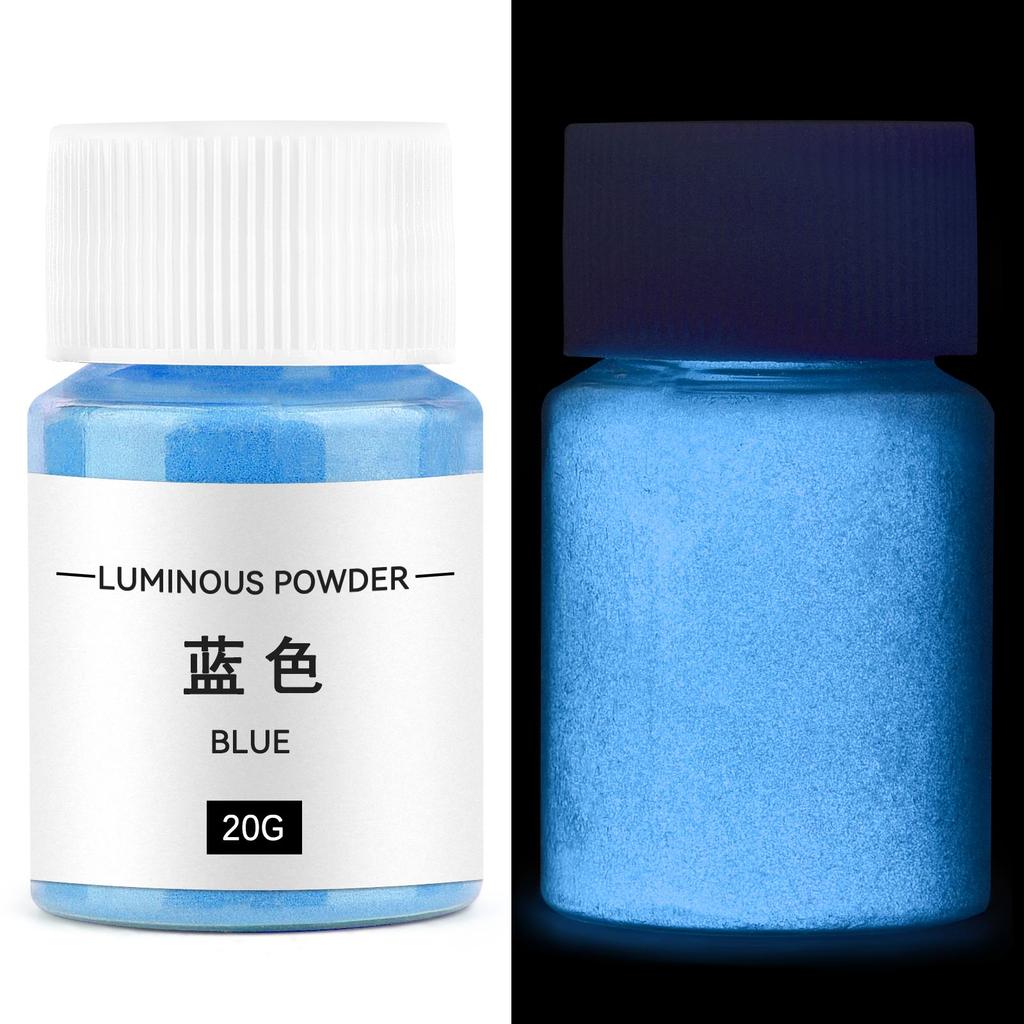 20g Langanhaltende Kerze Leuchtpulver Ungiftige Leuchtende Fluoreszierende Pigmente DIY Glitzerkerze Nagel Farbe Herstellungsmaterial