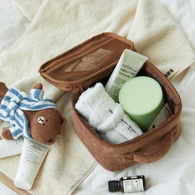 LINE FRIENDS Braune Lazy Day Multi-Tasche