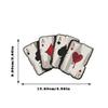 Reflective Car Stickers Playing Card a & Poker Monster Hat Design Multipurpose Vehicle Decals for Styling