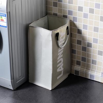 Oxford Fabric Laundry Hamper - Foldable Dirty Clothes Basket with Handles Minimalist Storage Bag for Home Organization