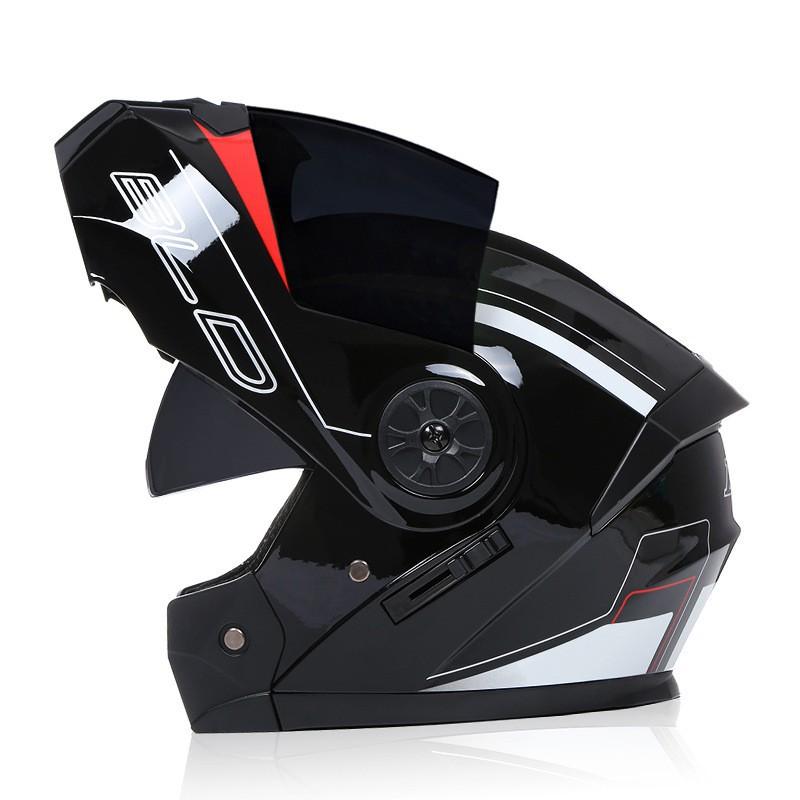 BLD Factory-direct Electric Motorcycle Helmets With Dual Lenses Removable Detachable Cycling Men Women