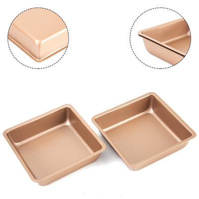 2PCS 4 Cake Moulds Non-Stick DIY Square Baking Pan Kitchenware Cooking Gadgets