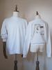 [USED] Aojukou MASCATALE Illustration Print Sweatshirt (White) Unisex