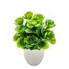 1PC Artificial Plant with Plastic Pot for Home Office Desk Living Room Bedroom Decor Fake Greenery No Maintenance Required