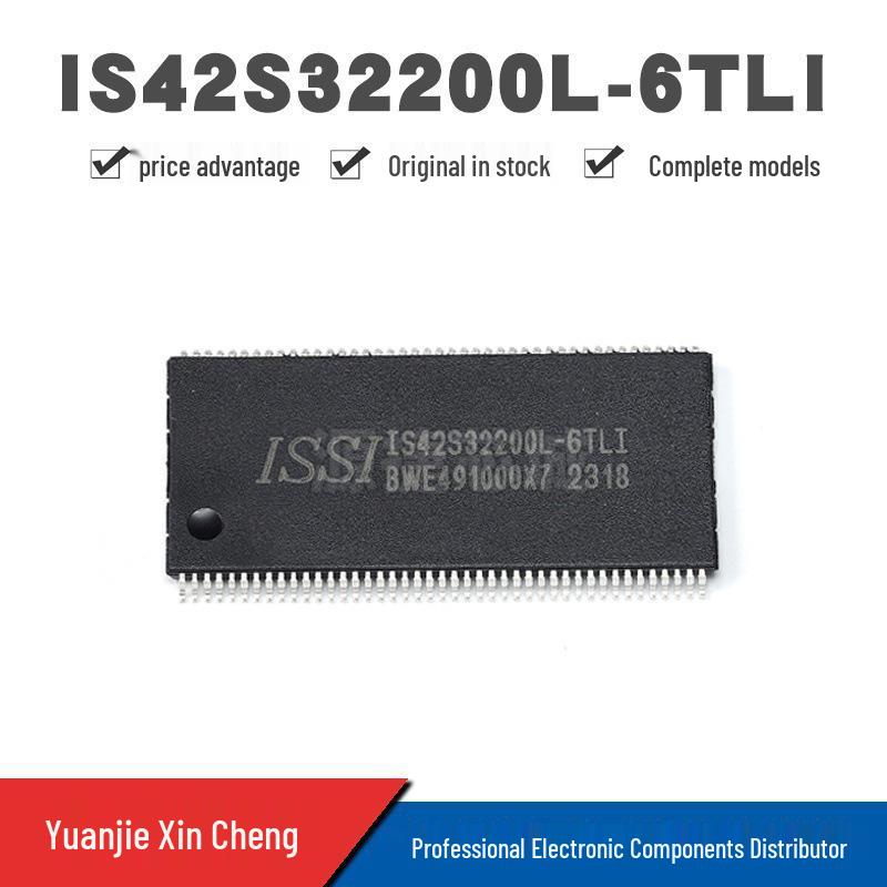 IS42S32200L-6TLI TSOP-86 Surface Mount SDRAM, Original Genuine Product