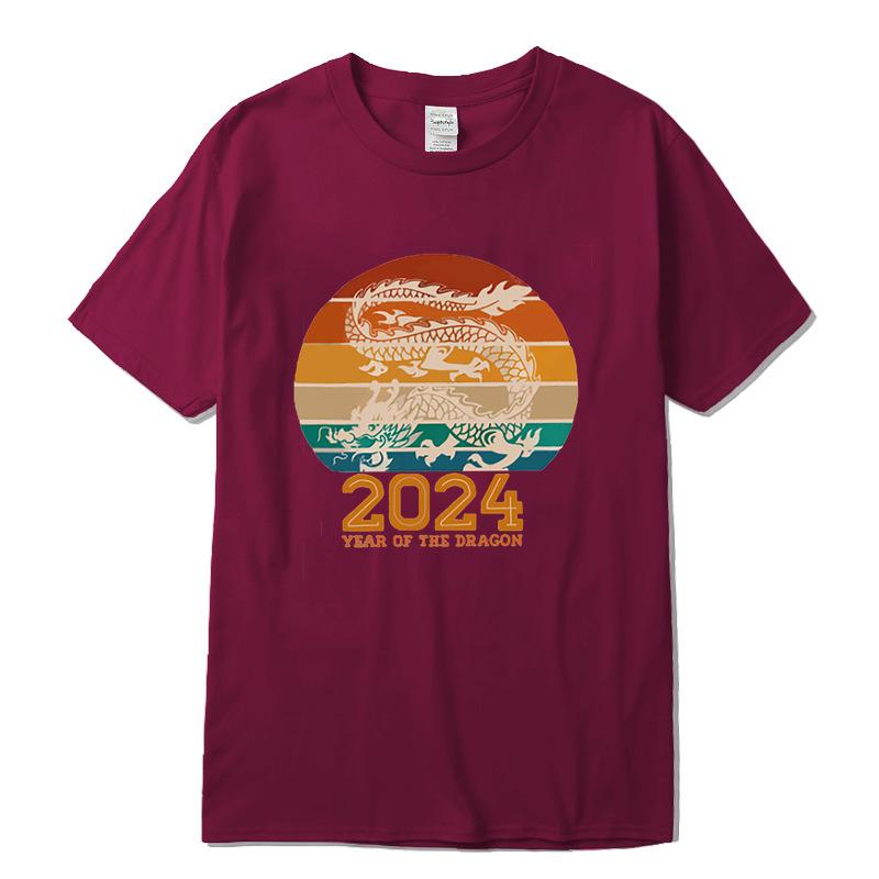 Свободные повседневные футболки с круглым вырезом и короткими рукавами с принтом — фото 8