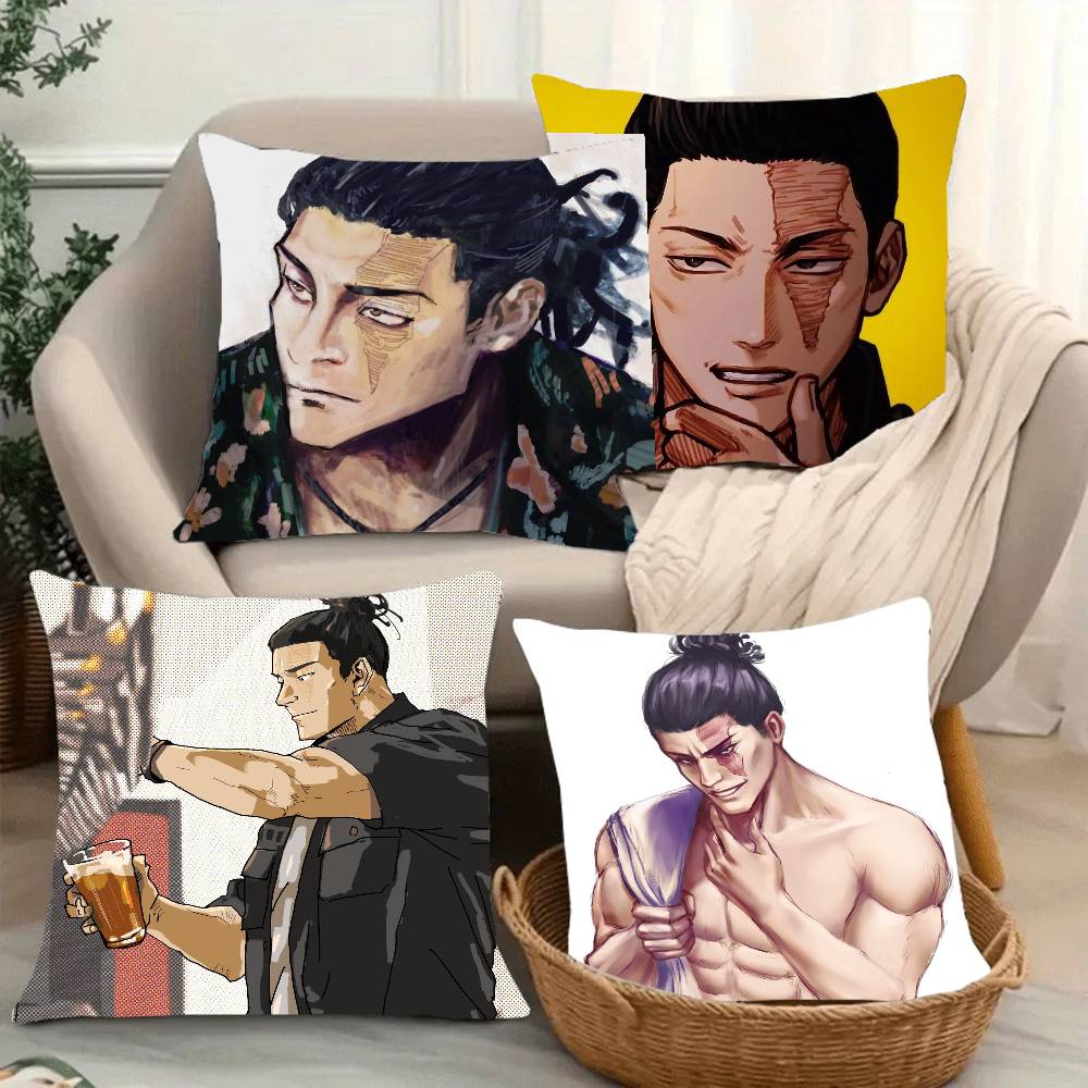 Aoi Todo Anime Jujutsu Kaisen Pillow Case Home Decor Throw For Sofa Bed Car Room Decor Gift Idea