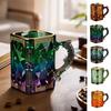 Magic Constellation Glass Mug, 330ml Zodiac Coffee Cup with Heat Reveal Design, Starry Night Water Glass for Home