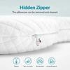 1pcs Memory Foam Beauty Pillow for Side Sleepers - Anti-Wrinkle & Neck Lines Face Design with Orthopedic Neck Support