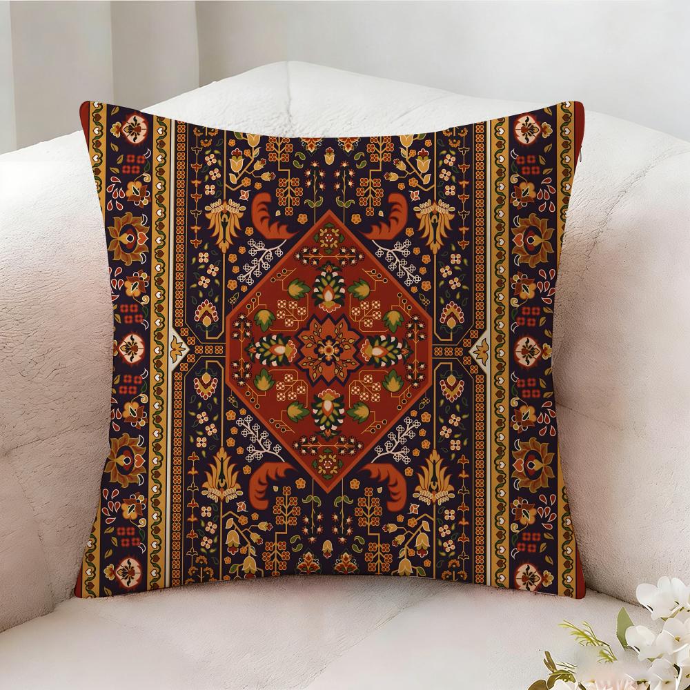 Persian Style Pillow Case Pillowcase Doublesided Printed Sofa Cushion Bedroom Headboard Pillow