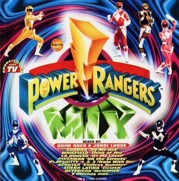 CD VARIOUS Power Rangers Mix MXCD670 Blanco Y Negro 1995 Japan Dance Electronica Used