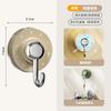2Pcs Suction Cup Hooks Waterproof Rotary Adsorption Hook Kitchen Bathroom Wall Hanger Towel Clothes Storage Holder Organization