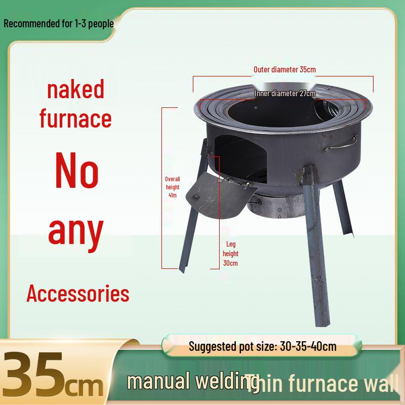 Portable Outdoor Firewood Stove For Rural and Household Use