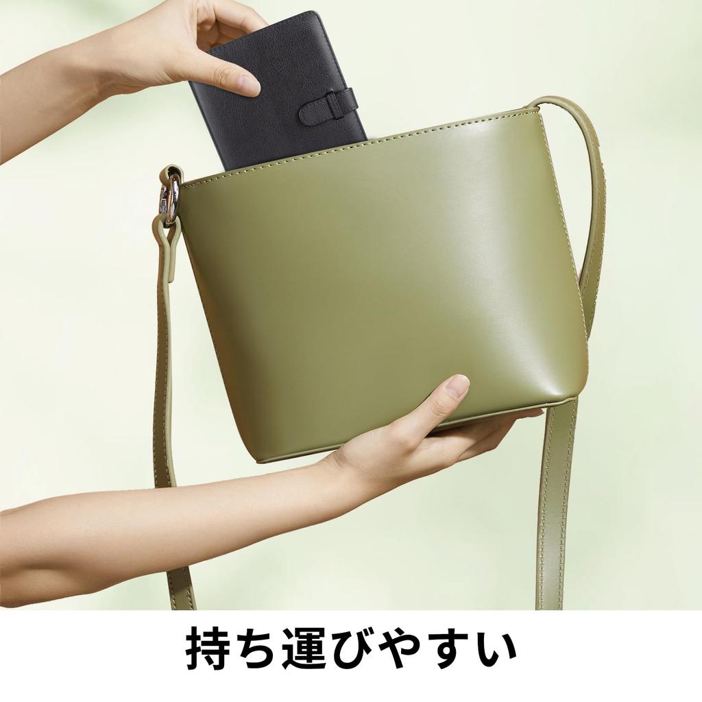 kinokoo for Fujifilm Instax Wide 400 Photo Album, Holds 80 3.4x4.3-inch Photos, PU Leather (Black), Available in 3 Colors, Birthday Gift