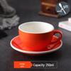 European Style Glazed Ceramic Coffee Cup Set