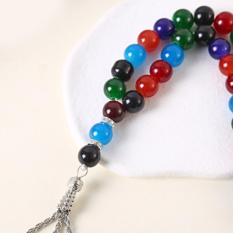 Finger Beads Rosary Bracelet Islamic Prayer Bracelet Beads Bracelet Religious Jewelry Fashion Wrist Jewelry for Daily