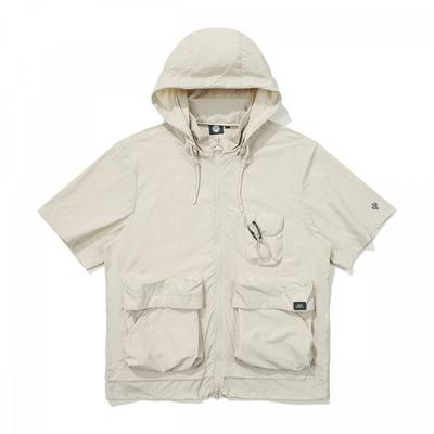 Utility Short Sleeve Jacket  Cream 