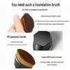 Magic Foundation Brush Set: No. 55 Seamless Petal Design, Non-Absorbent, Portable Makeup Brushes for Flawless Application