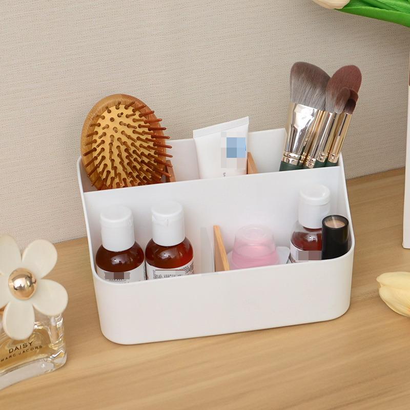 Plastic Multi-Grid Desktop Storage Box, Cosmetic Storage Box, Office Organizer, Partition Storage Box For Office And Living Room