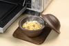 Toceram Imomaru Small Potato Made in Diameter x 12cm Height x Dark Dish, Heat-Resistant Ceramic, Microwave-Safe, Japan, 13.6cm 6.5cm Depth, Approx.