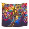 Fantasy Tree Wall Tapestry Landscape Series Hanging Carpet Living Room Background Cloth Home Decoration Cloth Bedroom Hanging Cloth