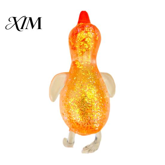 Sensory Stimulation Toy Glitter Cartoon Animal Fidget for Adults Kids Cute Pig Duck Soft Touch Stress Ball Turtle Squeeze Relief Easter Basket Stuffer