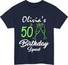 Personalised Year Birthday TShirt Custom Name for Squad Celebration Gift Tee