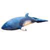 Simulated Whale Throw Pillow Plush Toy Doll Blue Whale Doll Boy Accompanies Soothing Doll