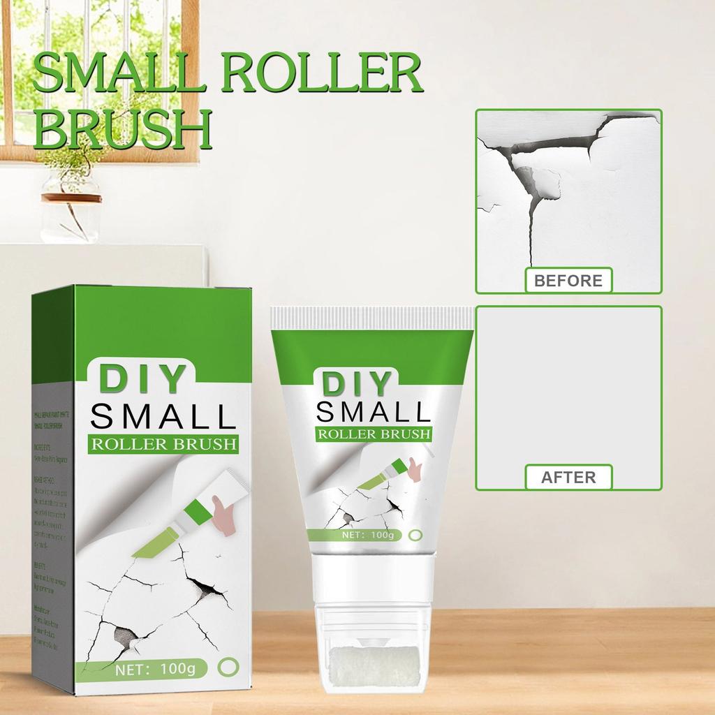 100g White Wall Small Roller Brush Paint Interior Wall Household Wall Environmental  Paint