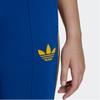 Adidas Originals Trefoil Flared Track Pants With Logo Print And Stripes Women Bottoms Blue IB2021