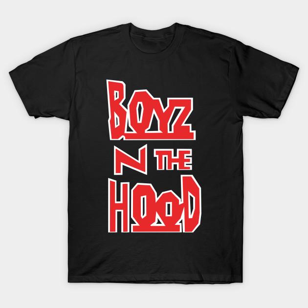 

Men Black Print T-shirt Boyz In The Hood Vintage No-Cut Transfer Paper Print Cotton Tshirt XL чорний