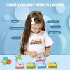 Talking Flash Cards Preschool Learning Resources Toddler Sensory Toys for Autism Educational Montessori Toys with 224 Words for 2 3 4 5 6 Year Old Ba