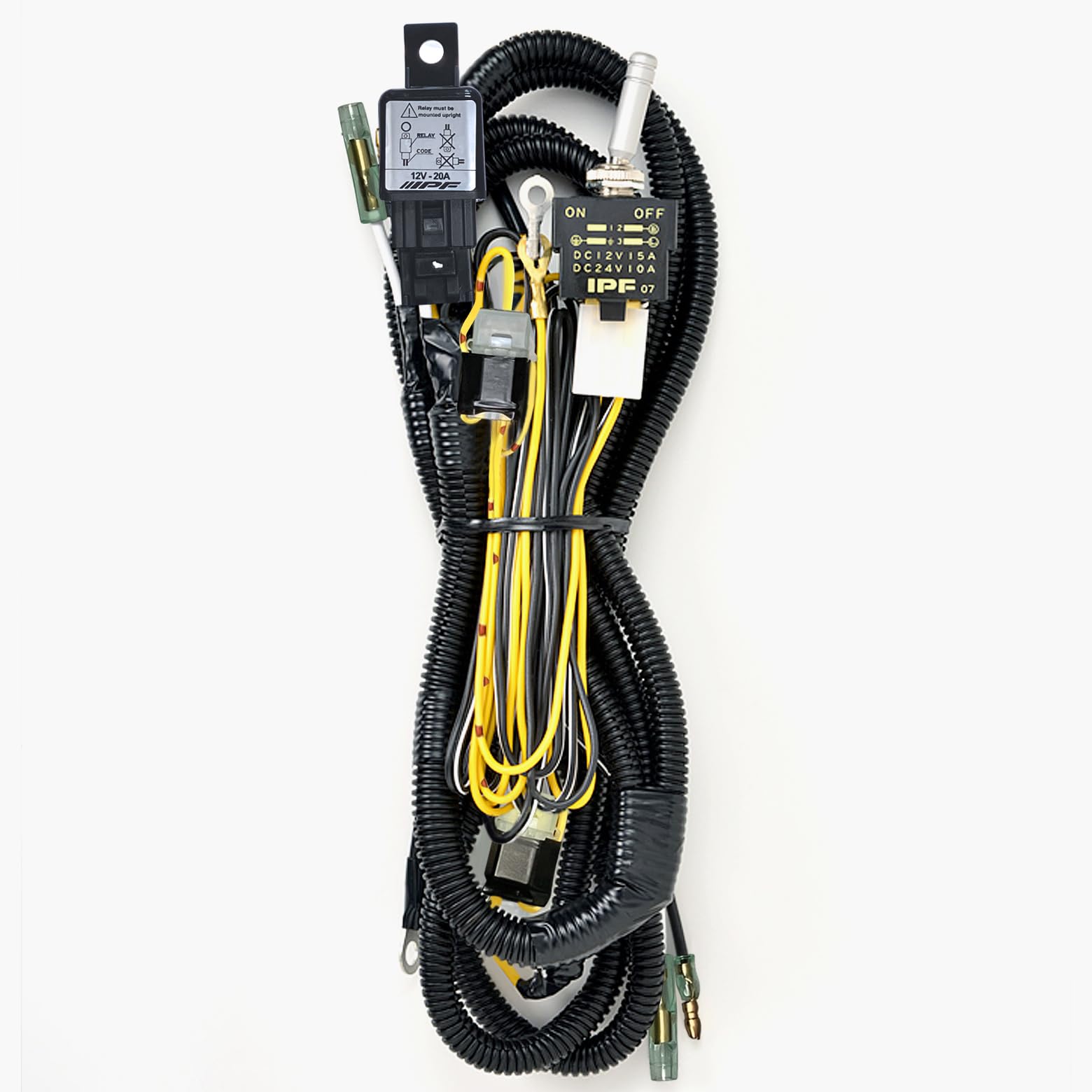 

IPF Fog Light Single Max Made in Harness, 12V, Filament, H1, H3, H7, H8, H11, H16, HB4, 200W, Japan, WF-6