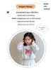 2025 Bow Lace Girls' Sporty Two-Piece Sweatshirt Set for Spring and Autumn